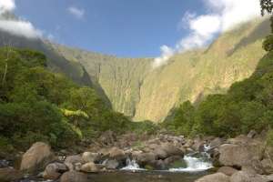 waterval van Mount Waialeale | Waialeale waterval van Mount Waialeale | Waialeale